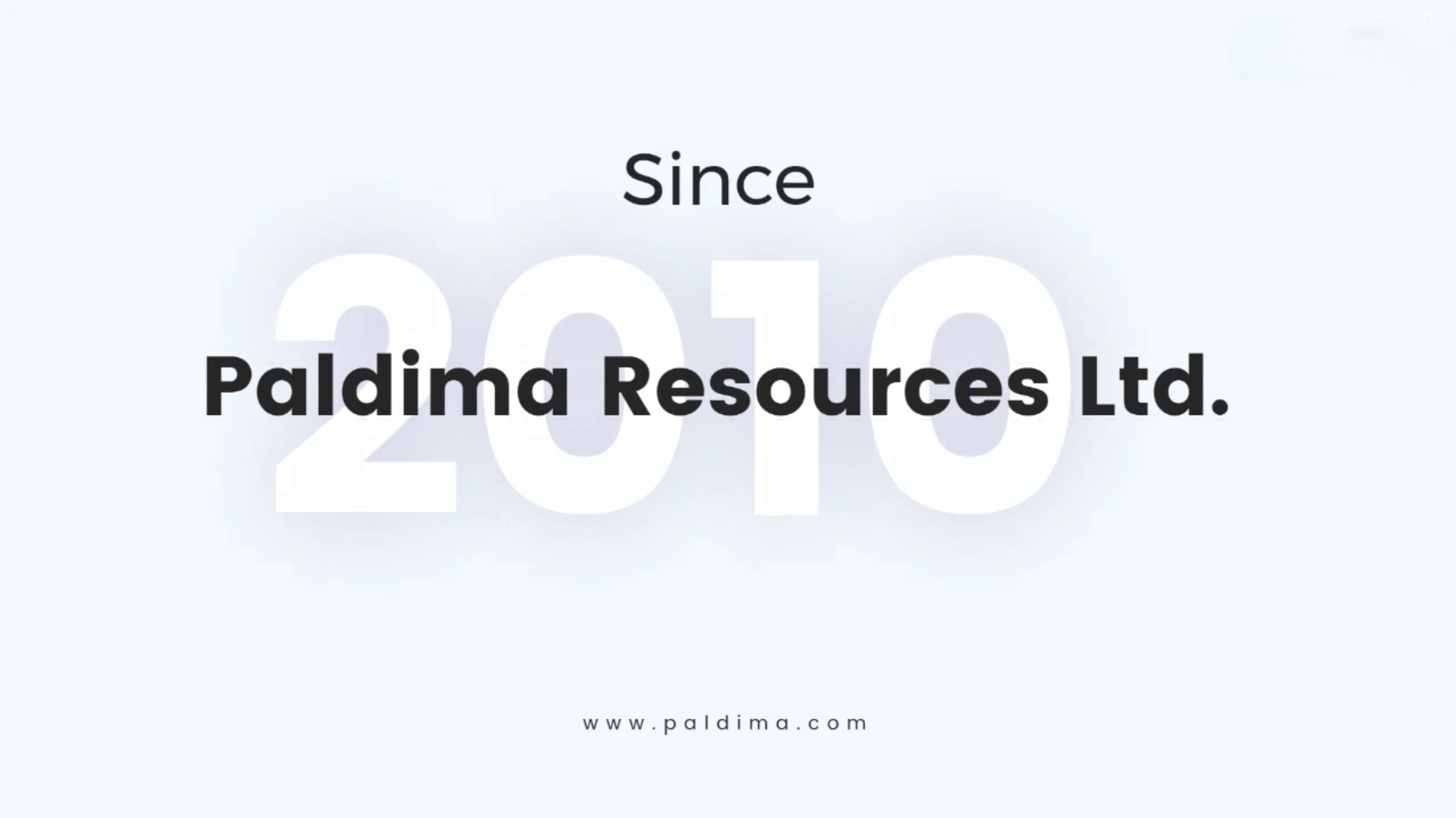 Paldima Resources Limited Showroom History